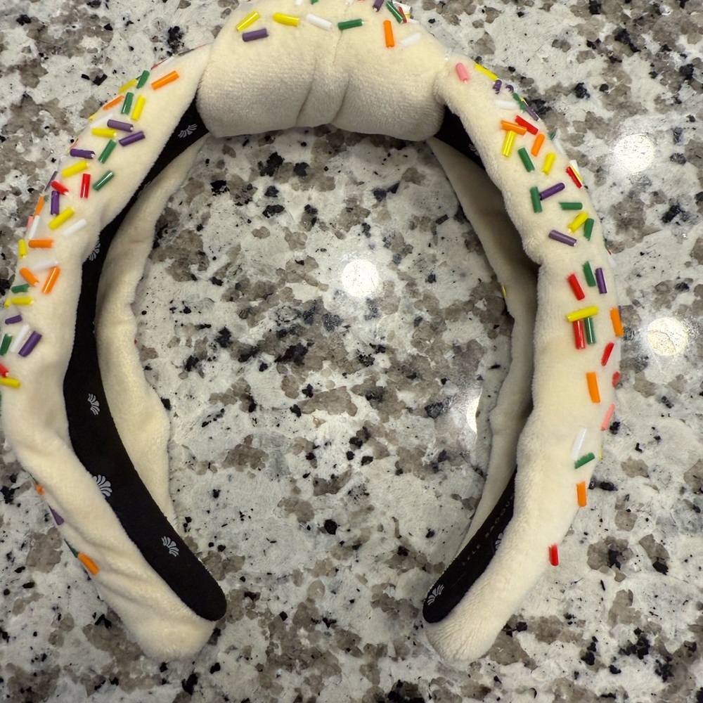 Lele Sadoughi Cream Sprinkle Headband